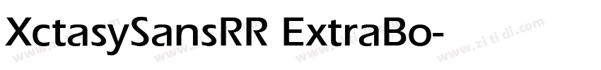 XctasySansRR ExtraBo字体转换